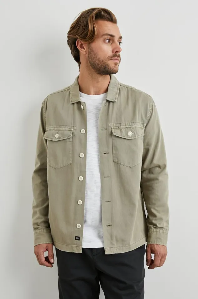 Rails Jackets and Coats Men KEROUAC SHIRT JACKET Natural