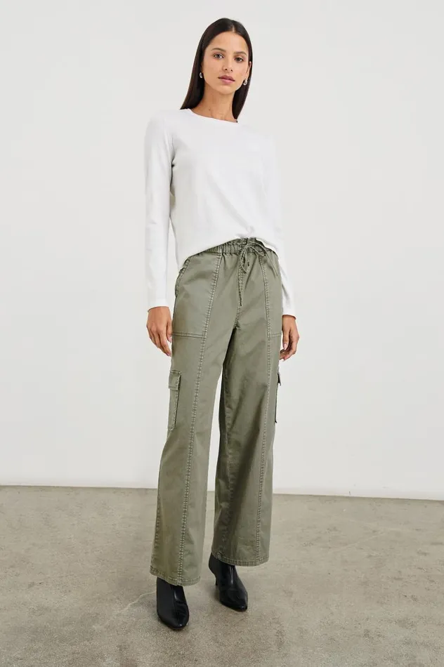 Rails Pants and Shorts Women BODIE PANT Dark Olive