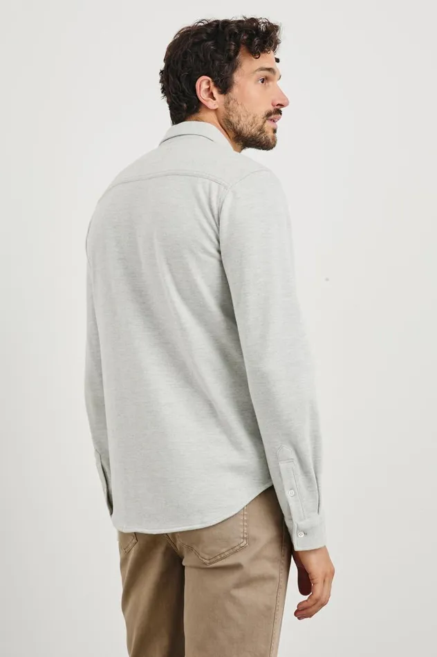 Rails Shirts Men BERKELEY SHIRT Light Grey