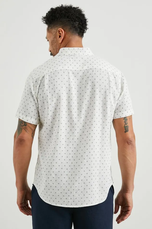 Rails Shirts Men CARSON SHIRT Autumn Calico White