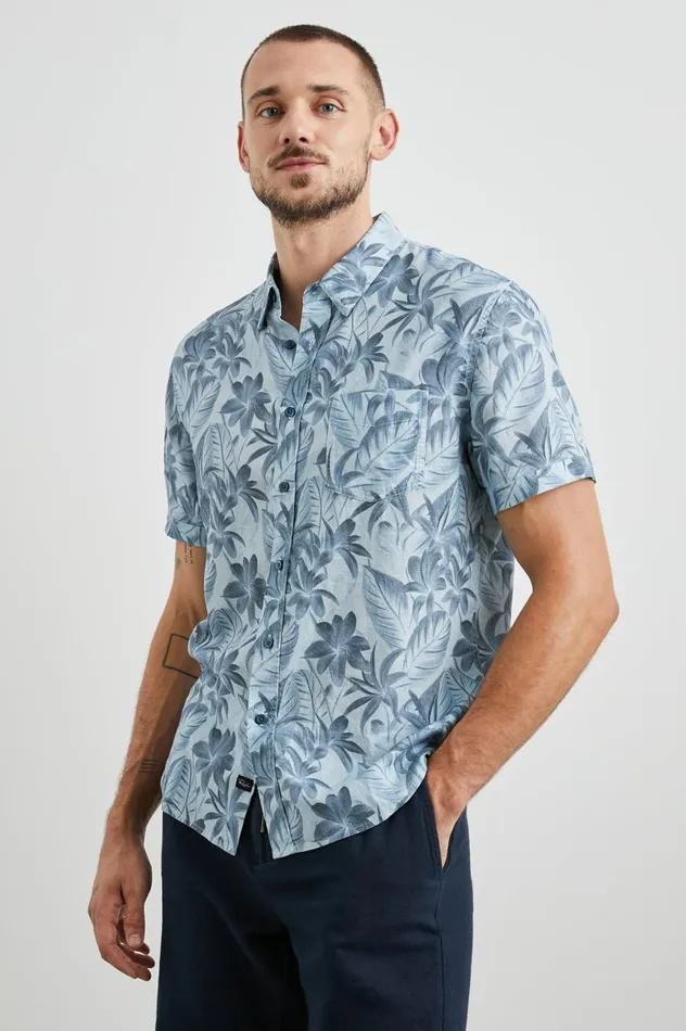 Rails Shirts Men CARSON SHIRT Jungle Garden Reflection