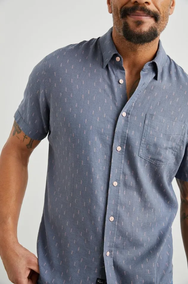 Rails Shirts Men CARSON SHIRT Louis Leaf Slate