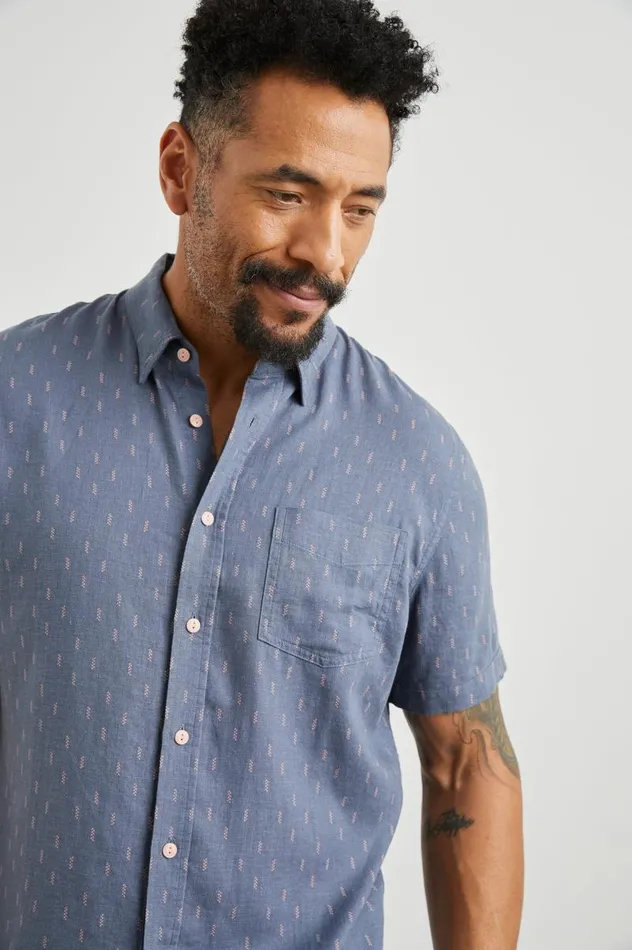 Rails Shirts Men CARSON SHIRT Louis Leaf Slate