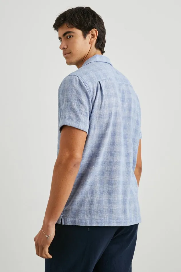 Rails Shirts Men DRESDEN SHIRT Homespun Blue Gingham