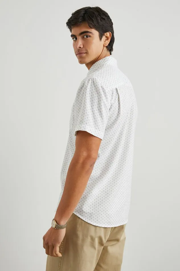 Rails Shirts Men FAIRFAX SHIRT Polygon Micro White