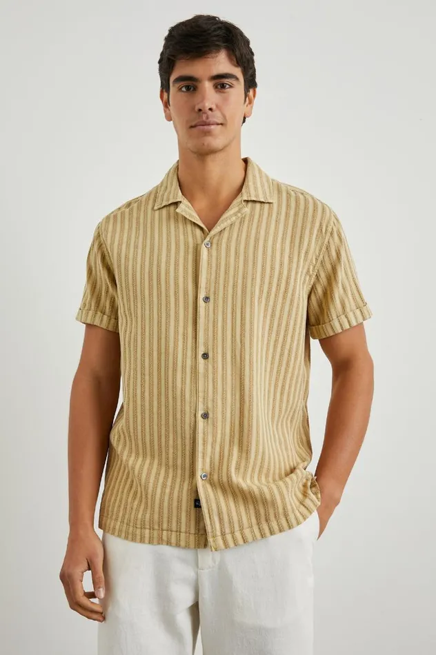 Rails Shirts Men SINCLAIR SHIRT Jute