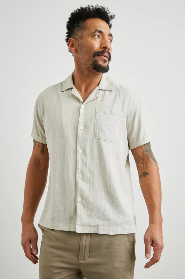 Rails Shirts Men WAIMEA SHIRT Matrix Birch Moss