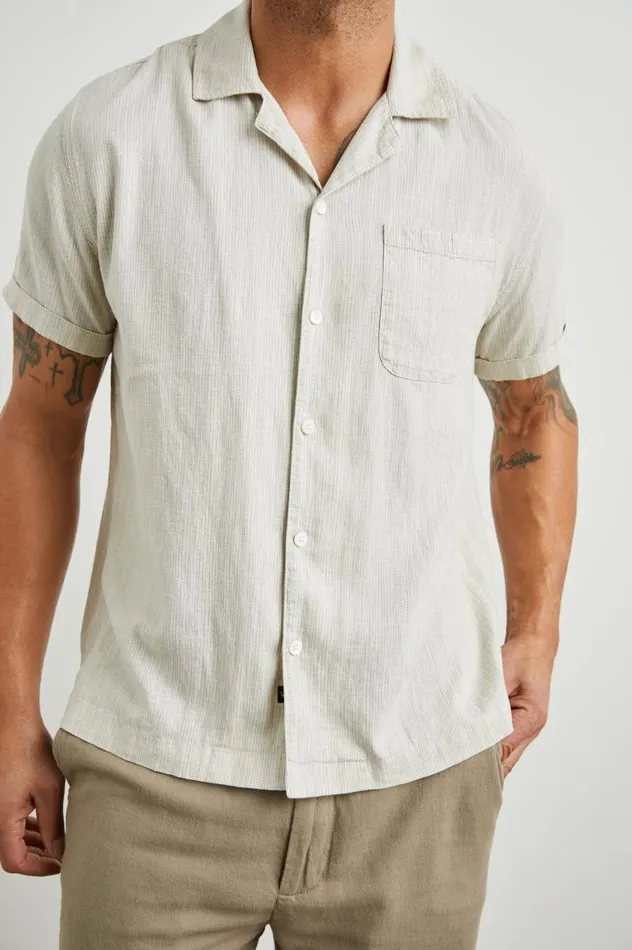 Rails Shirts Men WAIMEA SHIRT Matrix Birch Moss