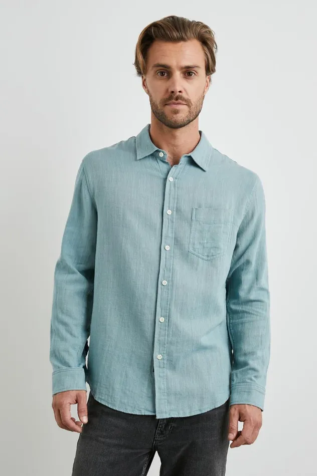 Rails Shirts Men WYATT SHIRT Sea Green