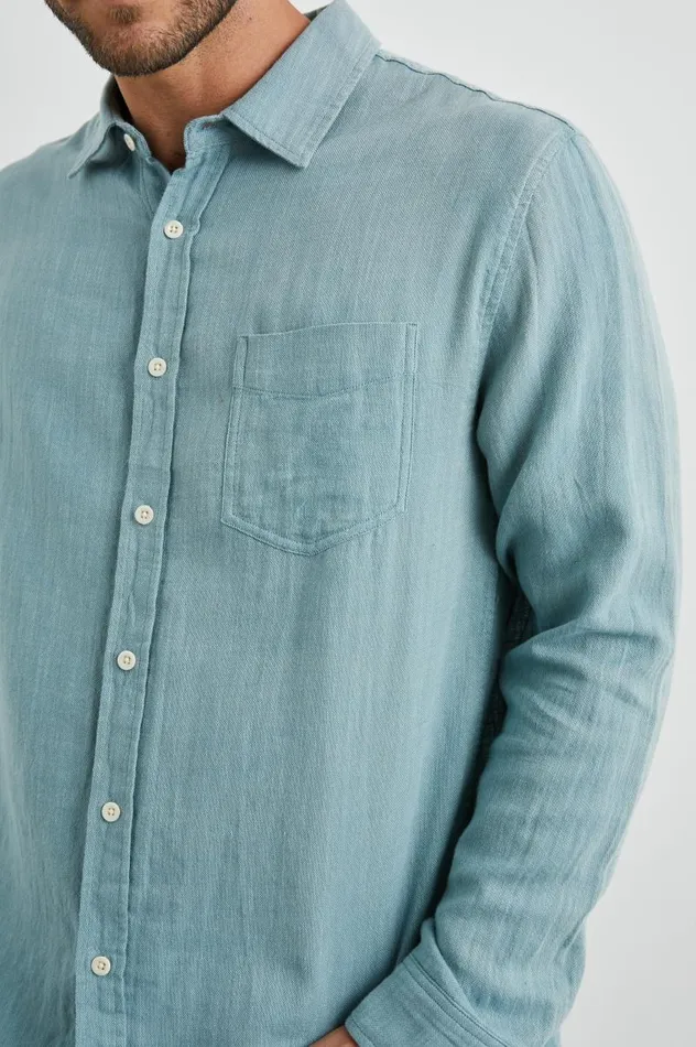 Rails Shirts Men WYATT SHIRT Sea Green