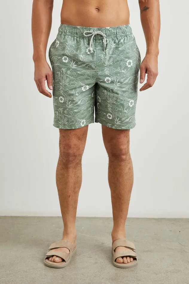 Rails Shorts and Swim Men KIAN SWIM SHORT Japanese Stencil Fatigue