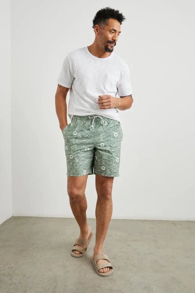 Rails Shorts and Swim Men KIAN SWIM SHORT Japanese Stencil Fatigue
