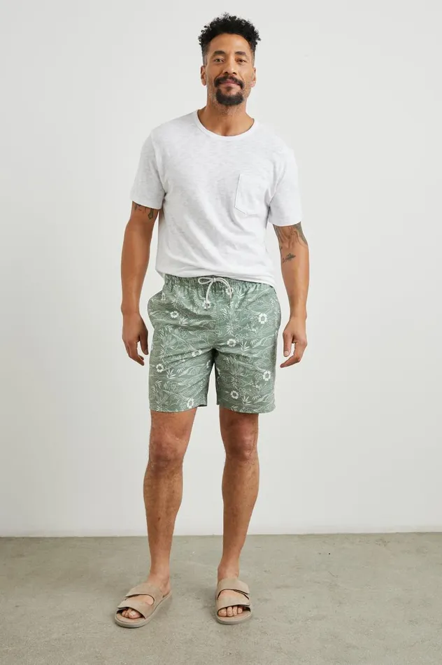 Rails Shorts and Swim Men KIAN SWIM SHORT Japanese Stencil Fatigue