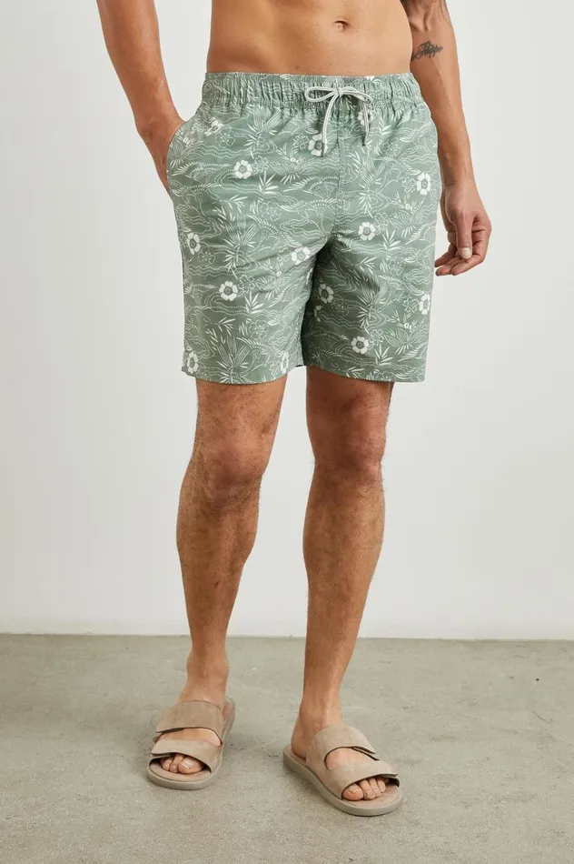 Rails Shorts and Swim Men KIAN SWIM SHORT Japanese Stencil Fatigue