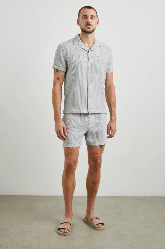 Rails Shorts and Swim Men LA BREA SWIM SHORT Faded Seersucker