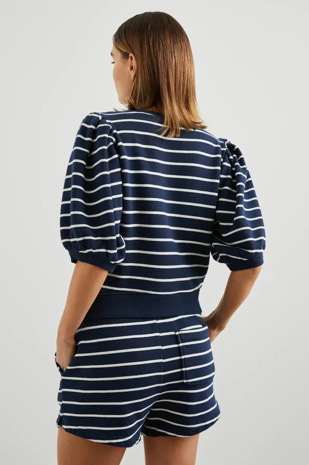 Rails Sweaters Women DOM SWEATSHIRT Navy White Stripe