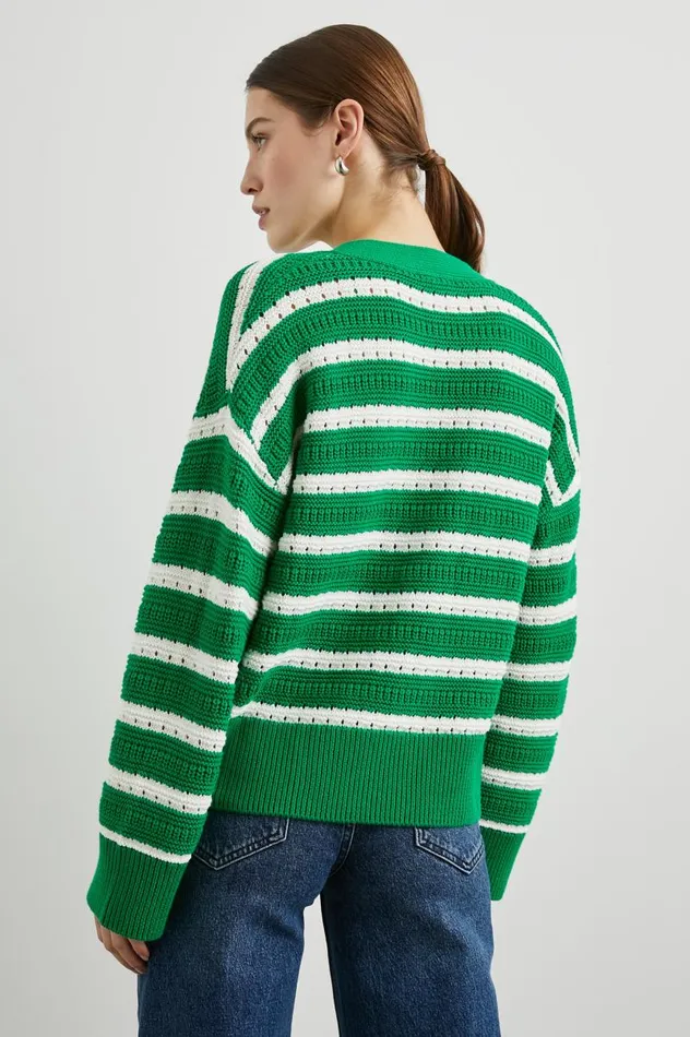 Rails Sweaters Women GENEVA CARDIGAN Kelly Stripe