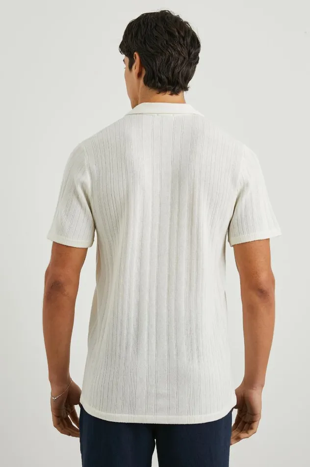 Rails TShirts and Thermals Men ETANNE POLO SHIRT Ecru
