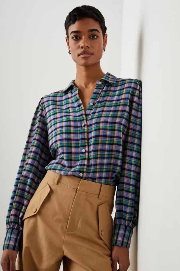 Rails Tops Women ANGELICA SHIRT Iris Peach