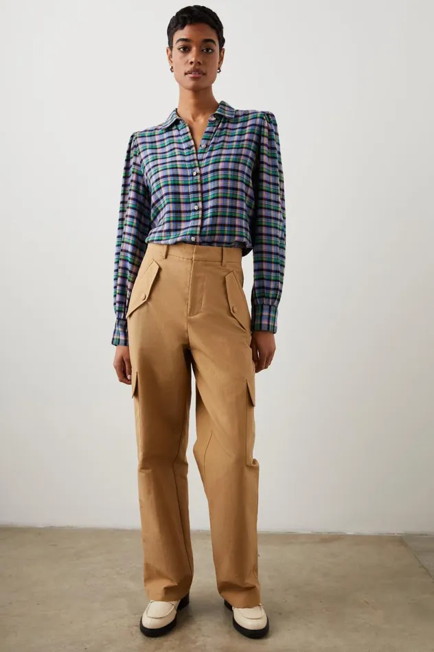 Rails Tops Women ANGELICA SHIRT Iris Peach