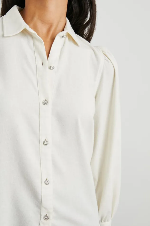 Rails Tops Women ANGELICA SHIRT Winter White