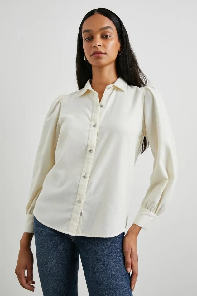 Rails Tops Women ANGELICA SHIRT Winter White