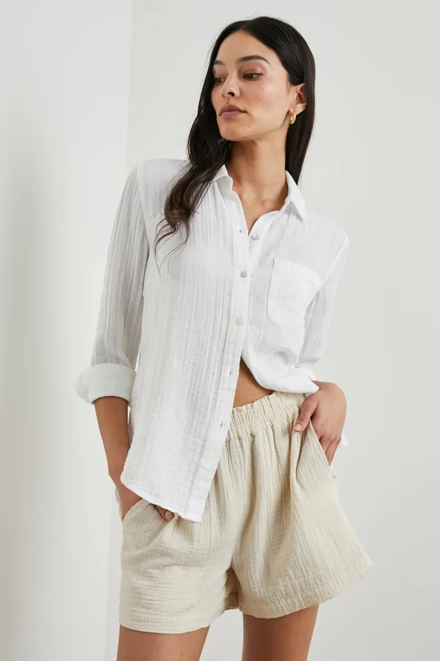 Rails Tops Women ELLIS SHIRT White
