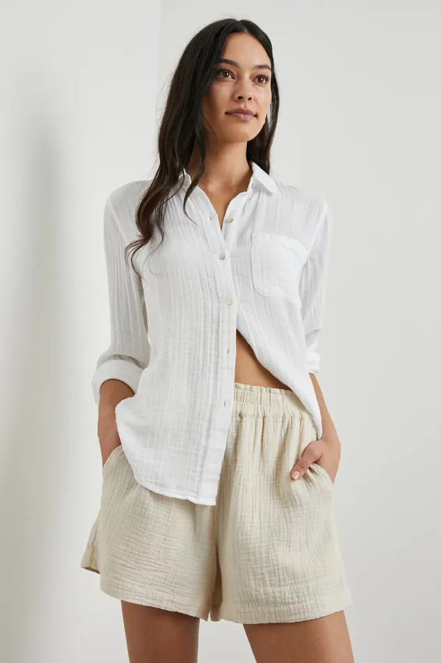 Rails Tops Women ELLIS SHIRT White
