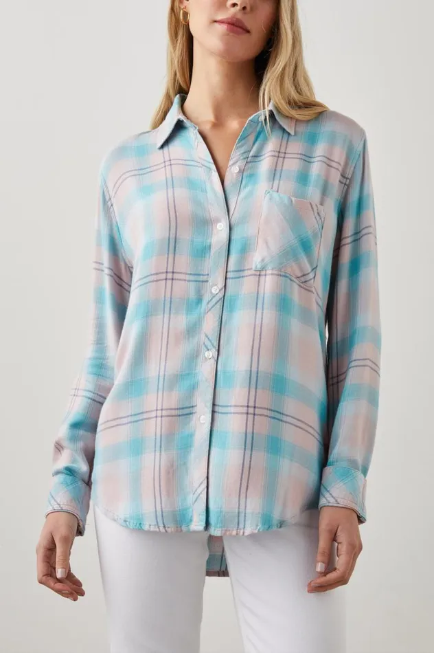 Rails Tops Women HUNTER SHIRT Blue Dawn