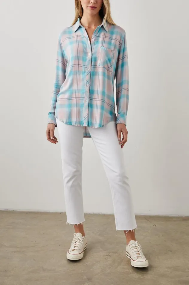 Rails Tops Women HUNTER SHIRT Blue Dawn