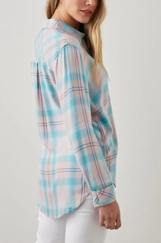 Rails Tops Women HUNTER SHIRT Blue Dawn