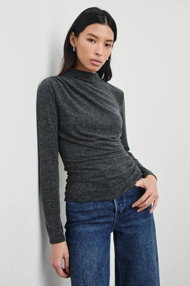 Rails Tops Women JOELLE TOP Charcoal
