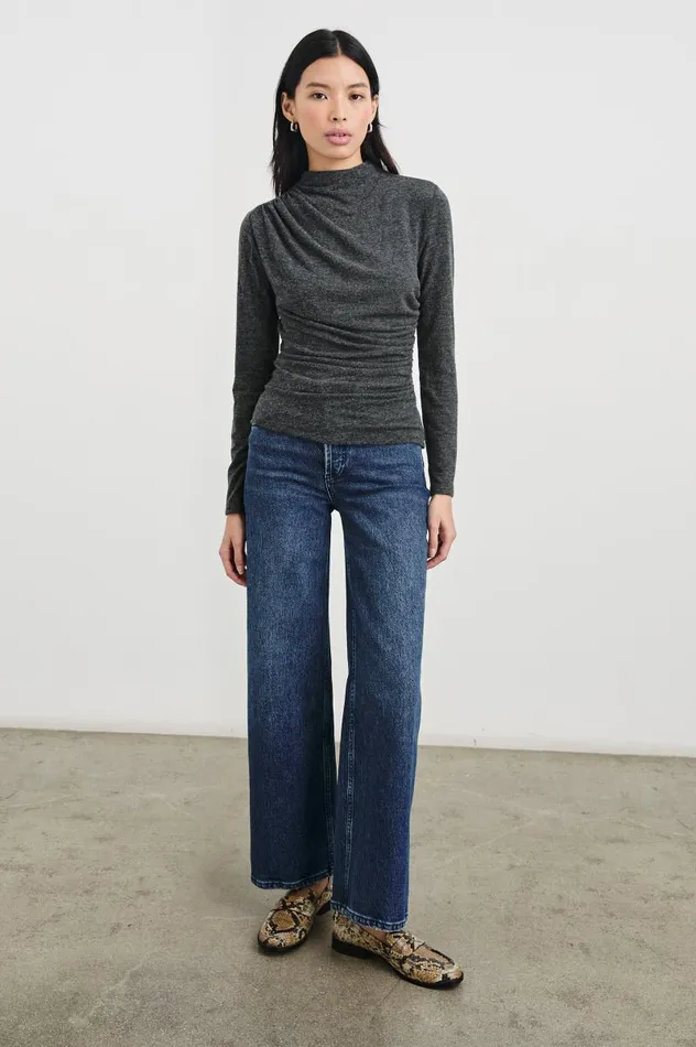 Rails Tops Women JOELLE TOP Charcoal