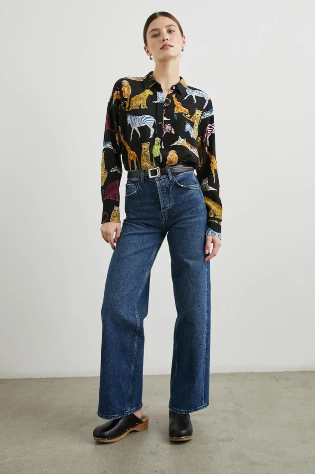 Rails Tops Women KATE SHIRT Illustrated Animals