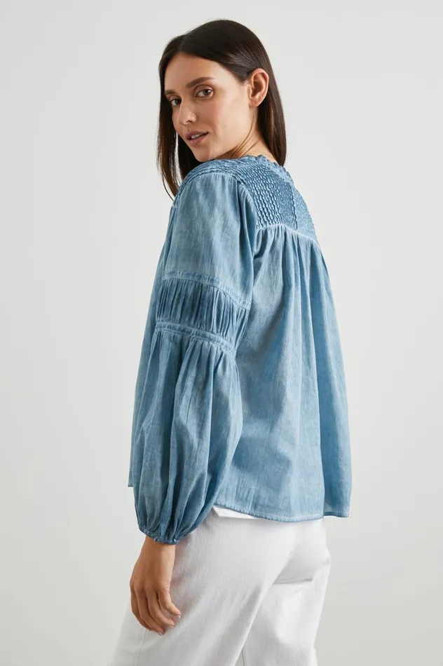 Rails Tops Women MARLI TOP Faded Blue