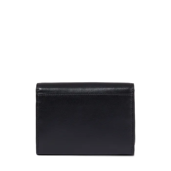 Rectangular Flap Compact Wallet Black Women Lancel Purse Rectangular Flap Compact Wallet Black Women Lancel Purse