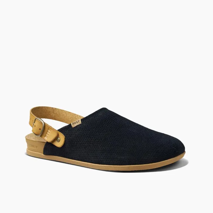 Reef Clogs Women Cushion Sage Suede Black Reef Clogs Women Cushion Sage Suede Black