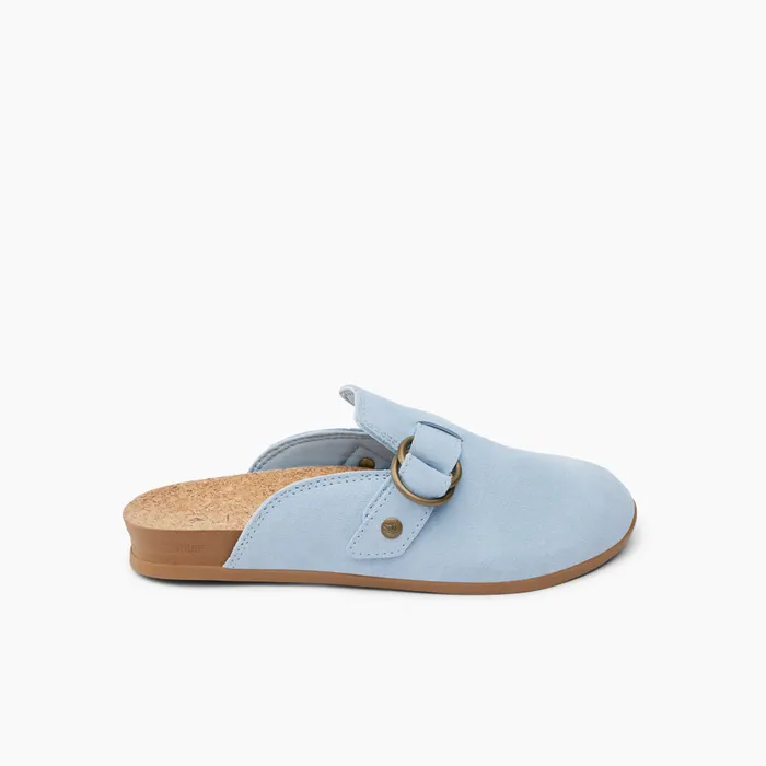 Reef Clogs Women Vista Serenity Dusty Blue Suede