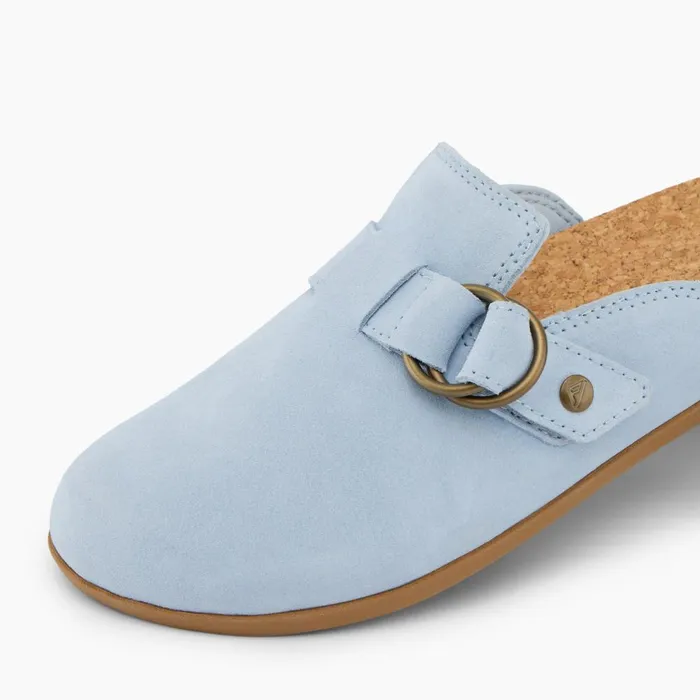 Reef Clogs Women Vista Serenity Dusty Blue Suede Reef Clogs Women Vista Serenity Dusty Blue Suede