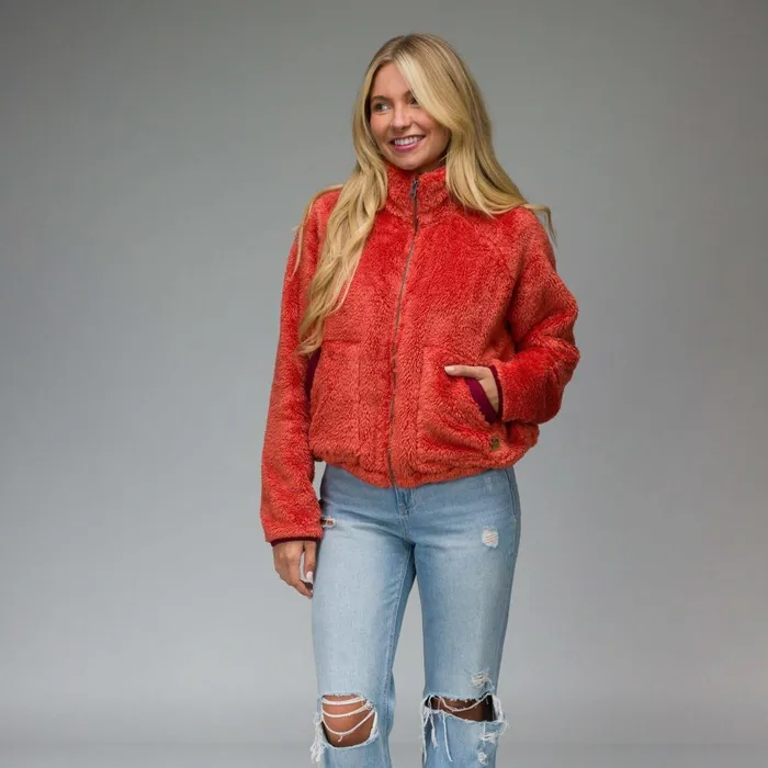 Reef Hoodies Sweaters and Jackets Women Pilot Sherpa Jacket Chili
