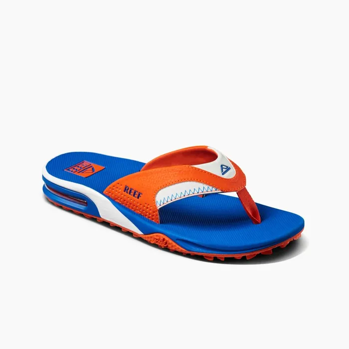 Reef Sandals Men Fanning Pregame Orangeblue Reef Sandals Men Fanning Pregame Orangeblue