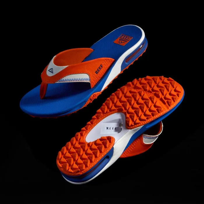 Reef Sandals Men Fanning Pregame Orangeblue Reef Sandals Men Fanning Pregame Orangeblue