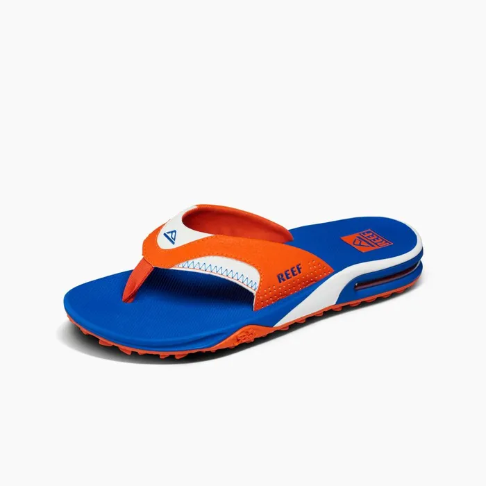 Reef Sandals Men Fanning Pregame Orangeblue Reef Sandals Men Fanning Pregame Orangeblue