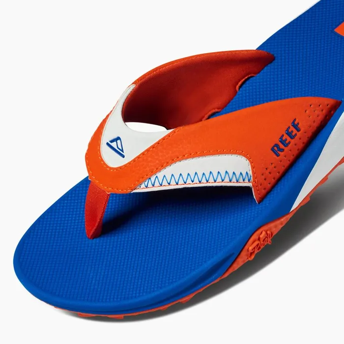 Reef Sandals Men Fanning Pregame Orangeblue Reef Sandals Men Fanning Pregame Orangeblue