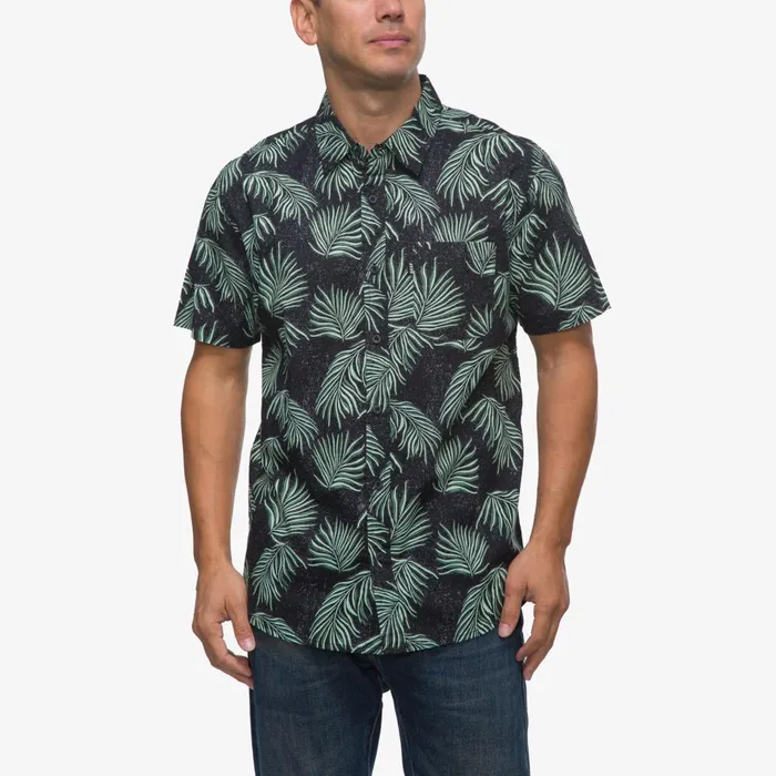 Reef TShirts and Shirts Men Culber Short Sleeve Shirt Caviar