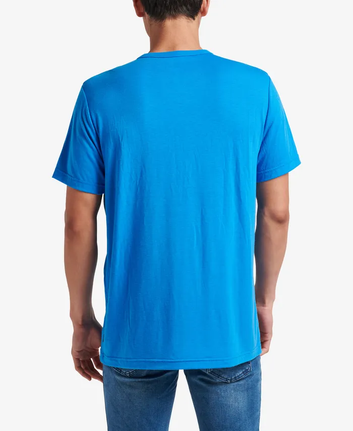 Reef TShirts and Shirts Men Smith Short Sleeve Pocket Knit Tee French Blue Reef TShirts and Shirts Men Smith Short Sleeve Pocket Knit Tee French Blue
