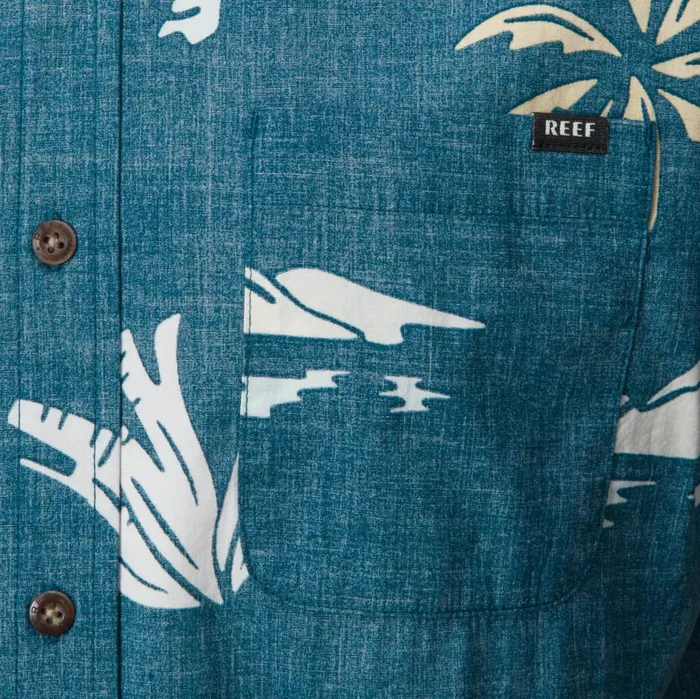 Reef TShirts and Shirts Men Watson Short Sleeve Shirt Legion Blue