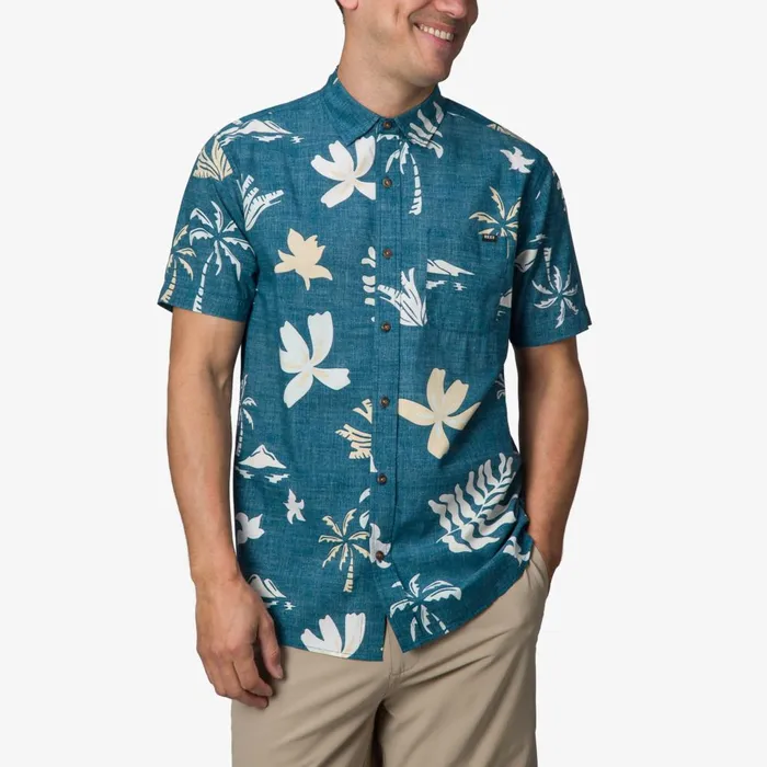 Reef TShirts and Shirts Men Watson Short Sleeve Shirt Legion Blue