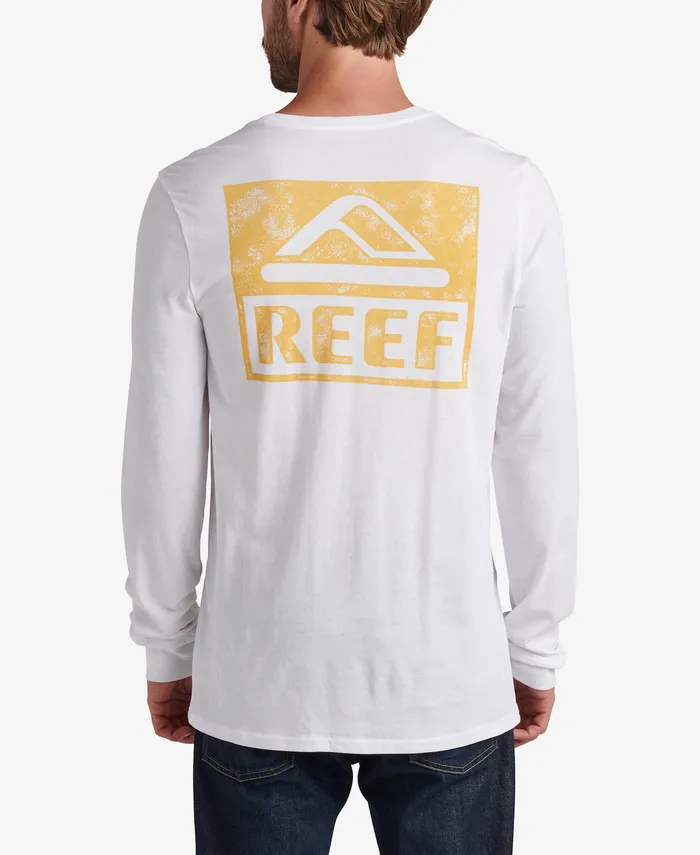 Reef TShirts and Shirts Men Wellie Graphic Long Sleeve Tee White