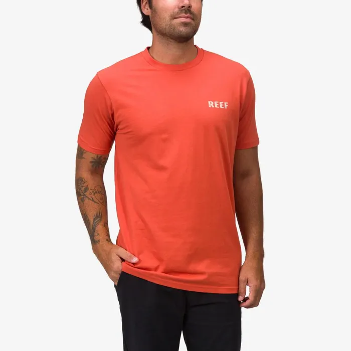 Reef TShirts and Shirts Men Wellie Short Sleeve Tee Chili
